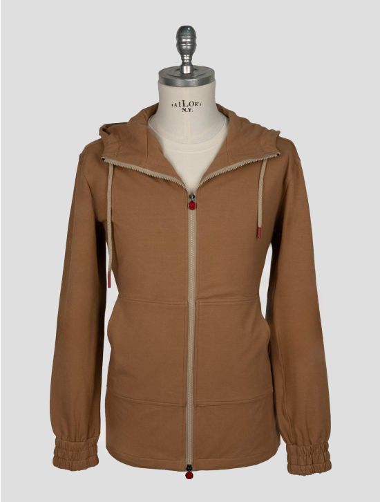 Kiton Brown Cotton Ea Umbi Shirt 1