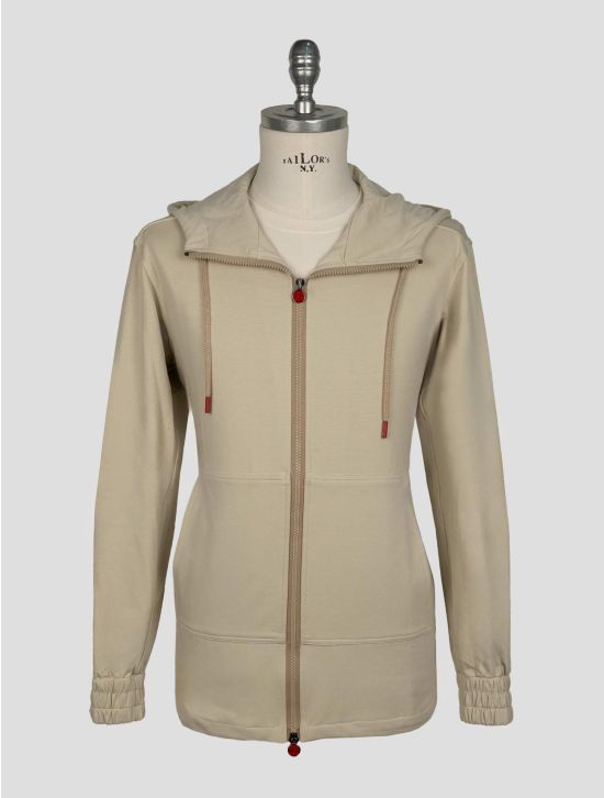 Kiton Beige Cotton Ea Umbi Shirt 1