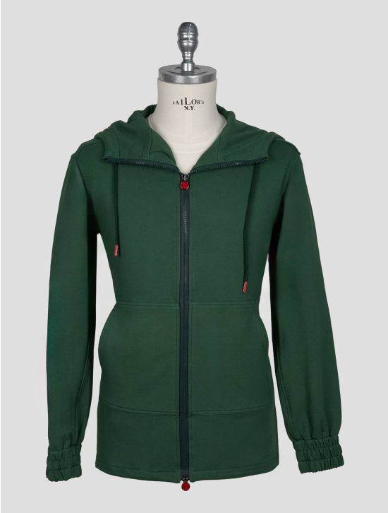 Kiton Dark Green Cotton Ea Umbi Shirt 1