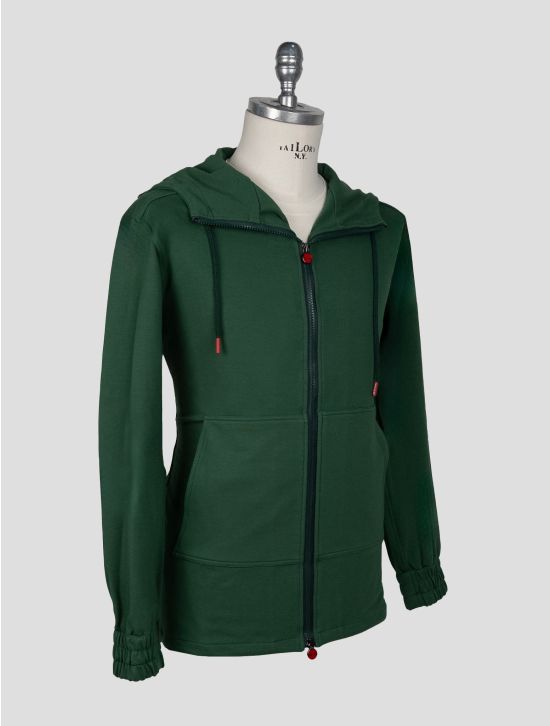 Kiton Dark Green Cotton Ea Umbi Shirt 2