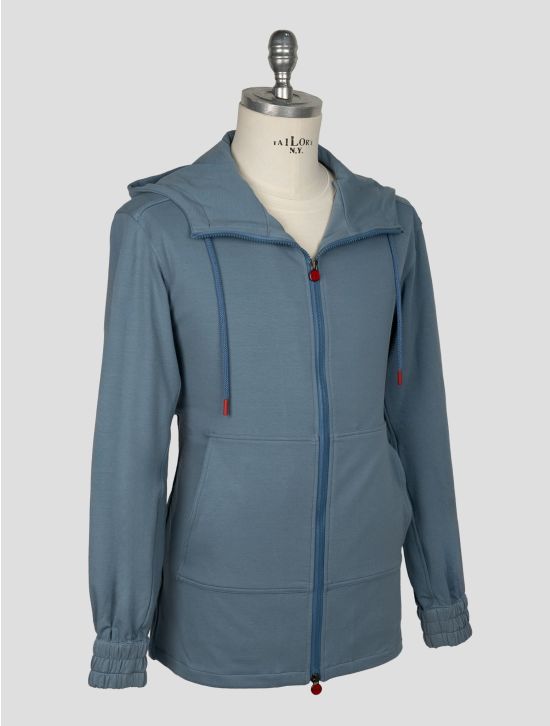 Kiton Light Blue Cotton Ea Umbi Shirt 2