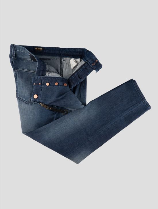 Incotex Blue Cotton Ea Pants Mod. Jeans 2