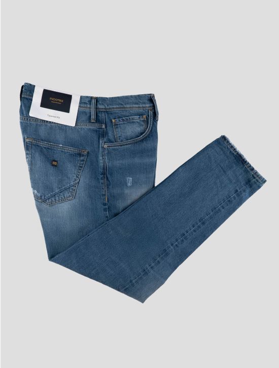 Incotex Blue Cotton Jeans 1