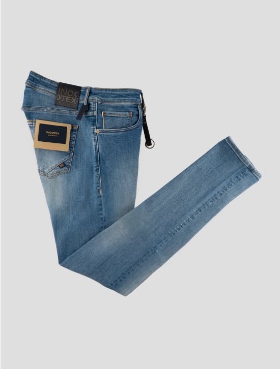 Incotex Light Blue Cotton Ea Jeans 1