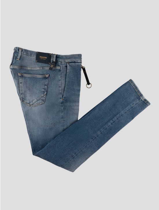 Incotex Light Blue Cotton Els Ea Pants Mod. Jeans 1