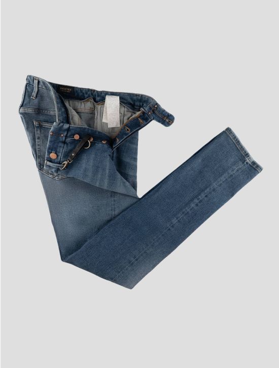 Incotex Light Blue Cotton Els Ea Pants Mod. Jeans 2
