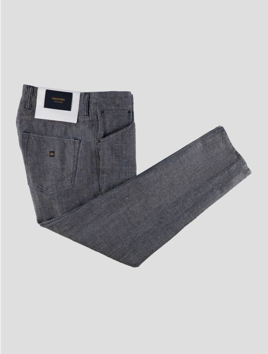 Incotex Blue Cotton Hemp Jeans 1