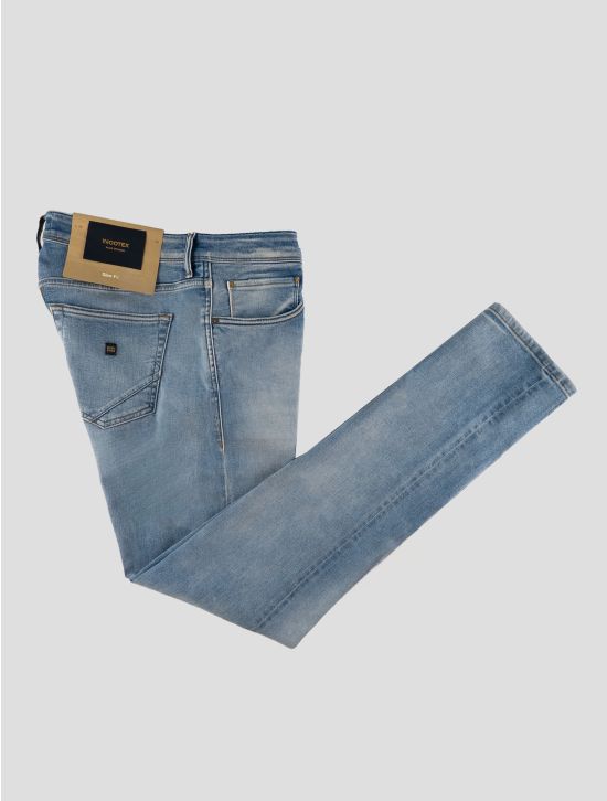 Incotex Light Blue Cotton Els Ea Jeans 1
