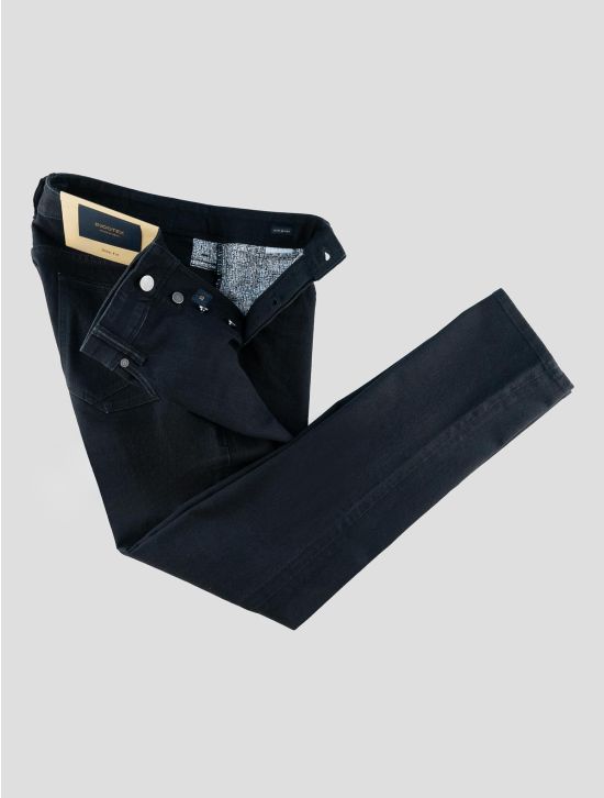 Incotex Black Cotton Pl Ea Jeans 2