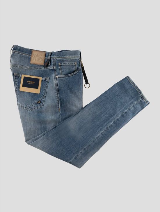 Incotex Light Blue Cotton Ea Jeans 1