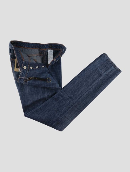 Incotex Blue Cotton Linen Jeans 2