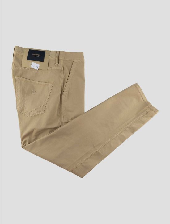 Incotex Beige Cotton Ea Jeans 1