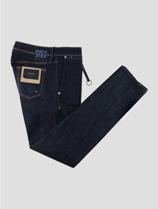 Incotex Blue Cotton Viscose Jeans 1