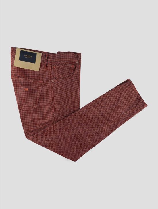 Incotex Red Black Cotton Ea Jeans 1