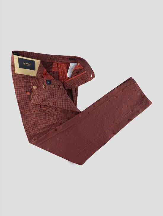 Incotex Red Black Cotton Ea Jeans 2