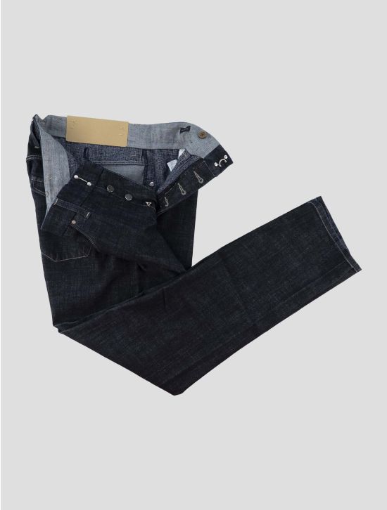 Incotex Dark Blue Cotton Ea Jeans 2
