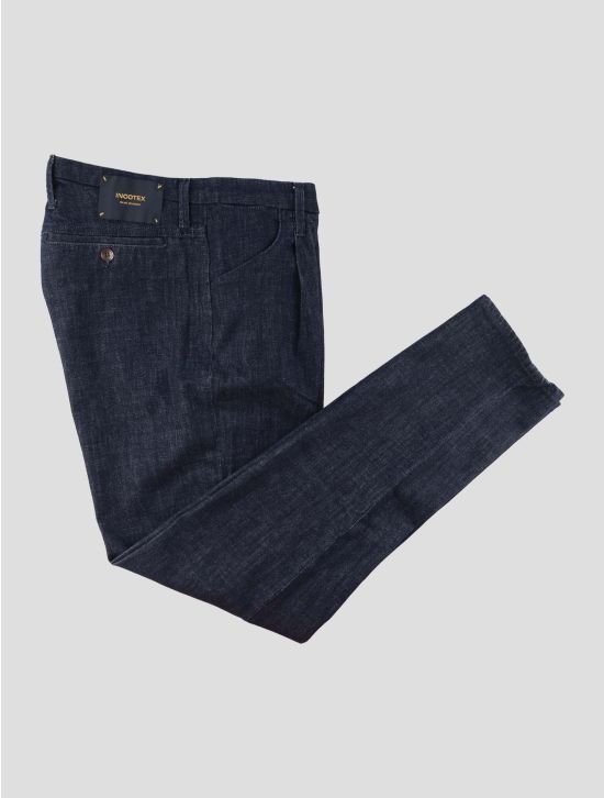 Incotex Dark Blue Cotton Ea Jeans 1
