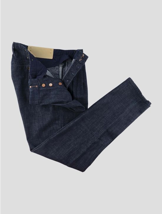 Incotex Dark Blue Cotton Ea Jeans 2