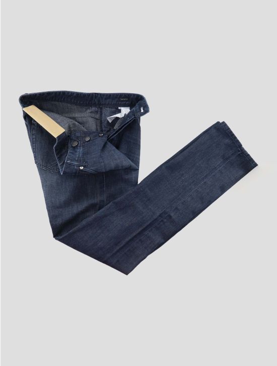 Incotex Blue Cotton Linen Jeans 2
