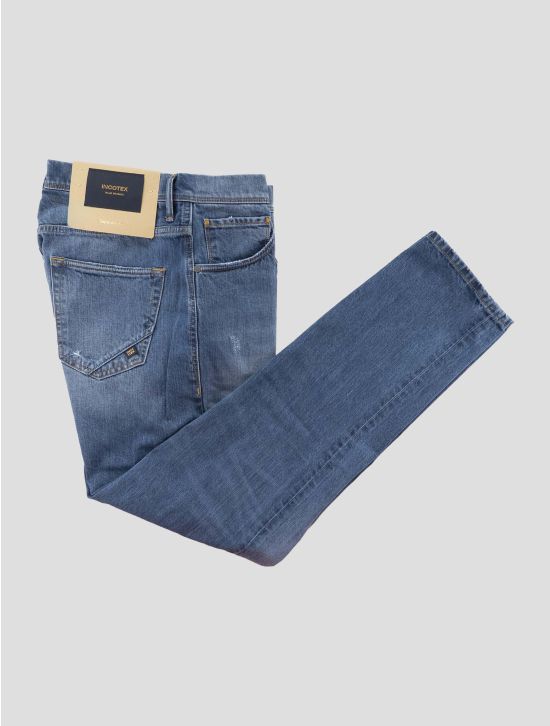 Incotex Blue Cotton Jeans 1