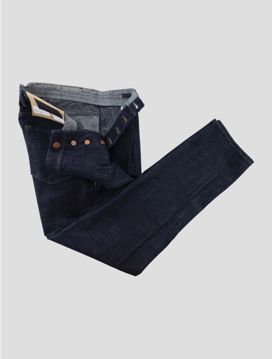 Incotex Dark Blue Cotton Ea Jeans 2