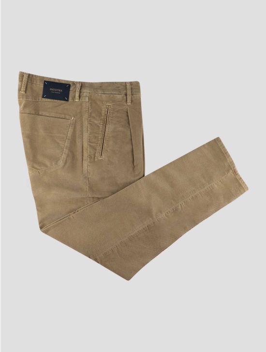 Incotex Beige Cotton Ea Pants 1