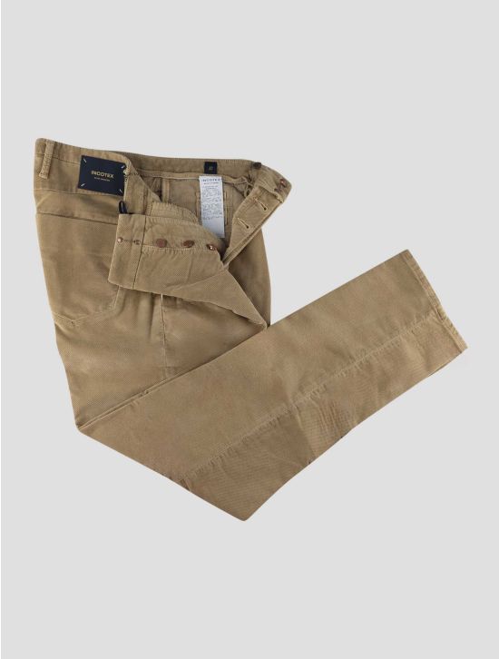 Incotex Beige Cotton Ea Pants 2