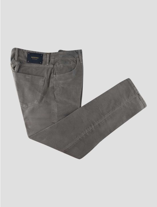 Incotex Gray Cotton Ea Jeans 1