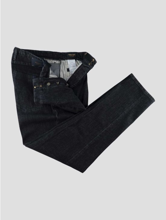 Incotex Dark Blue Cotton Ea Jeans 2
