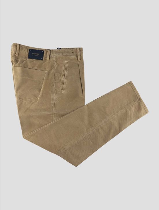 Incotex Beige Cotton Ea Pants 1