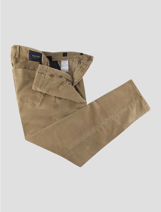 Incotex Beige Cotton Ea Pants 2