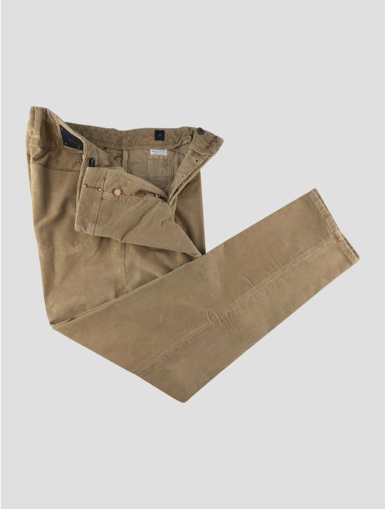 Incotex Beige Cotton Ea Velvet Pants 2