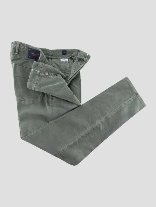 Incotex Green Cotton Ea Pants 2