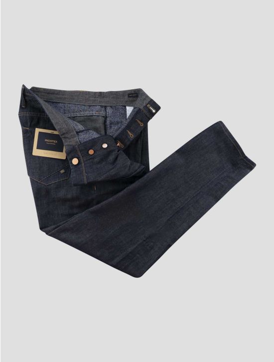 Incotex Blue Cotton Linen Jeans 2
