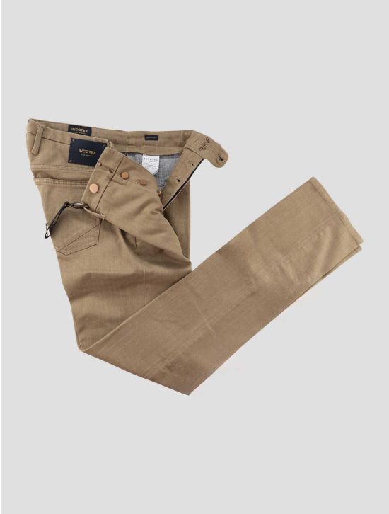 Incotex Beige Cotton Ea Pants 2