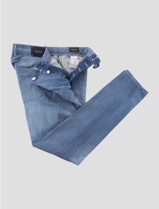Incotex Blue Cotton Viscose Pl Ea Jeans 2