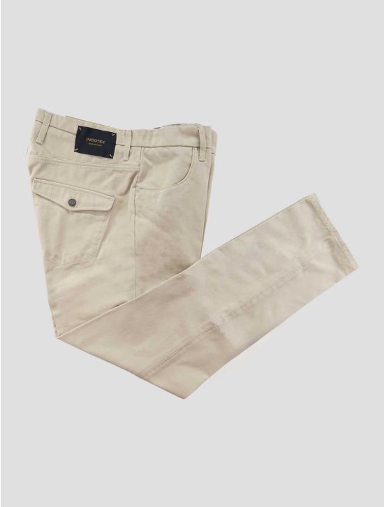 Incotex Beige Cotton Jeans 1