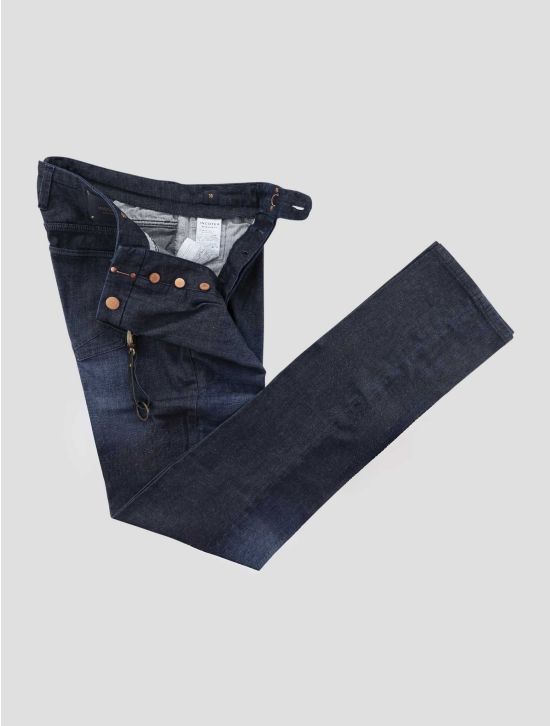 Incotex Dark Blue Cotton Ea Pants 2