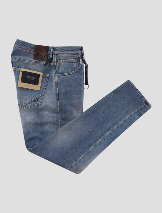 Incotex Light Blue Cotton Ea Jeans 1