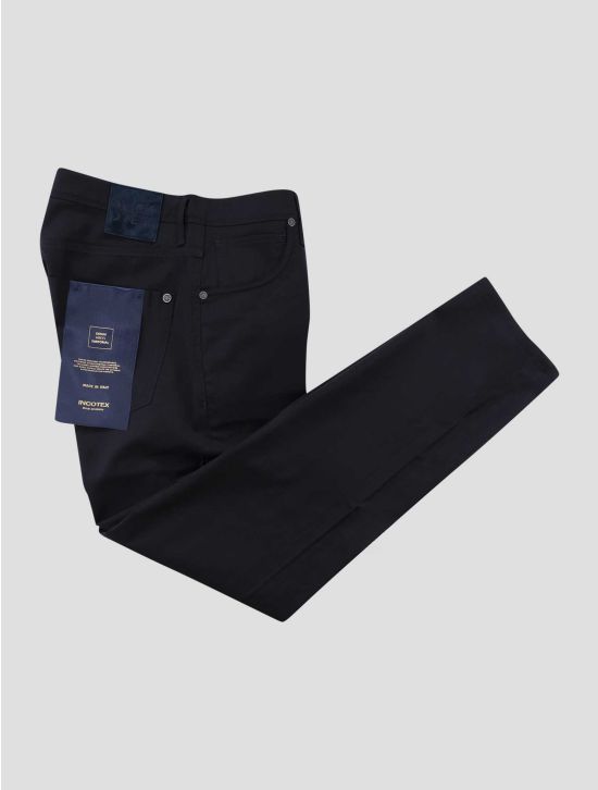 Incotex Dark Blue Virgin Wool Ea Jeans 1