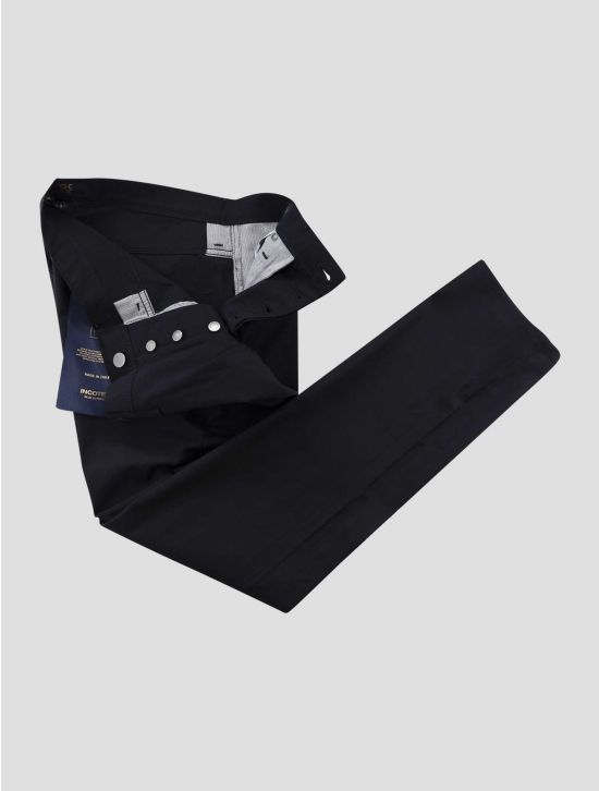 Incotex Dark Blue Virgin Wool Ea Jeans 2