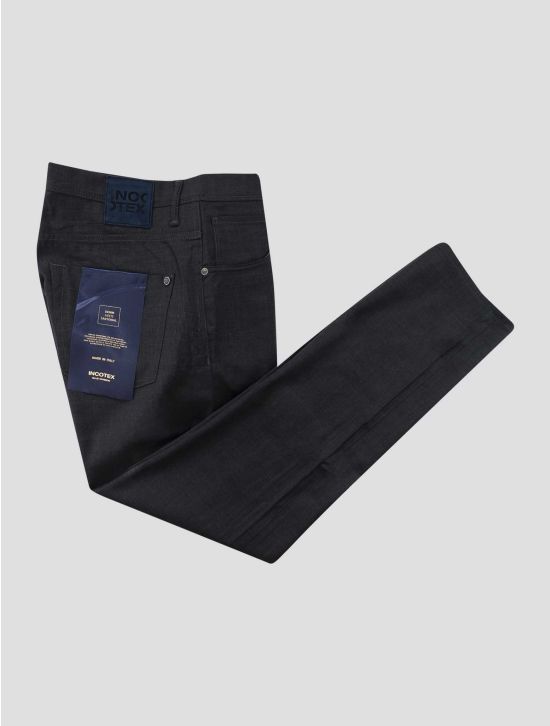 Incotex Dark Gray Virgin Wool Ea Jeans 1