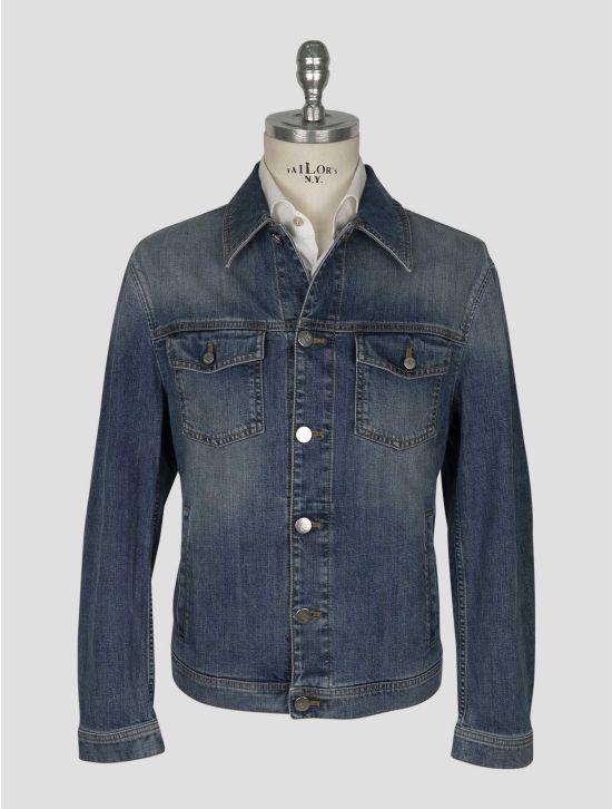 Incotex  Blue Cotton Ea Overshirt 1
