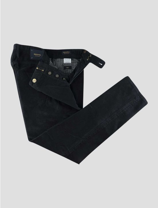 Incotex Blue Cotton Ea Velvet Jeans 2