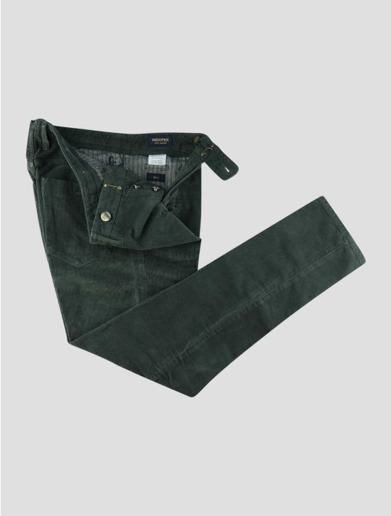 Incotex Green Cotton Ea Velvet Jeans 2