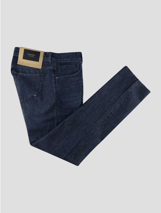 Incotex Blue Cotton Linen Jeans 1