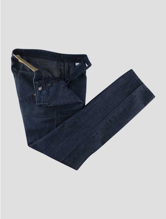 Incotex Blue Cotton Linen Jeans 2
