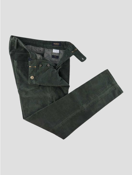 Incotex Green Cotton Ea Velvet Jeans 2