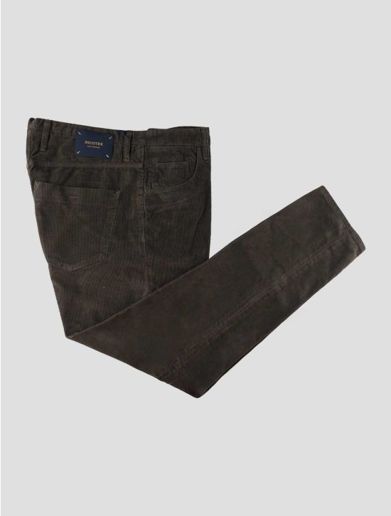 Incotex Brown Cotton Pl Jeans 1