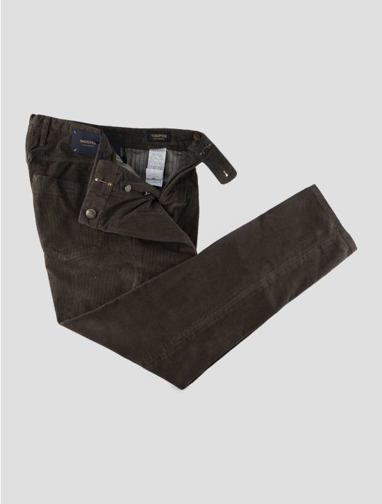 Incotex Brown Cotton Pl Jeans 2